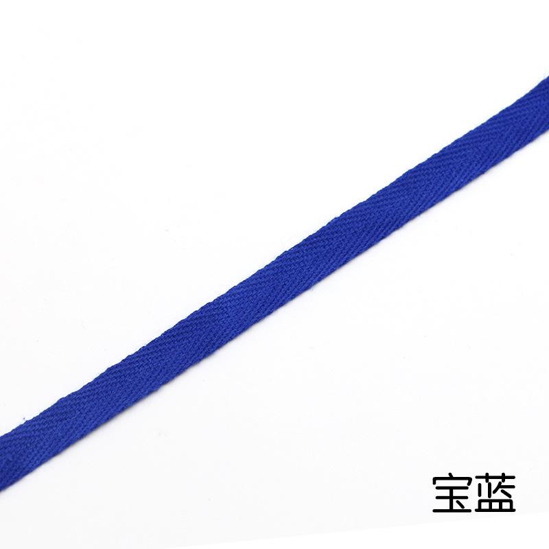 1Cm Color Cotton Herringbone Ribbon Webbing, Cotton Hand Hemming Strap Strap Strap Strap Piping Strap