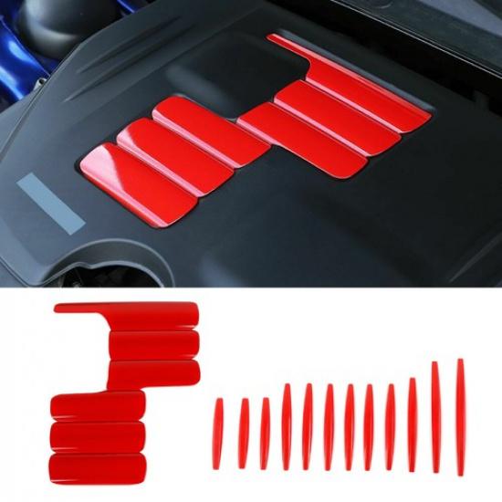 Für Dodge Challenger Charger 2009- Motorhaubenverkleidung Frontpanel Zierleiste