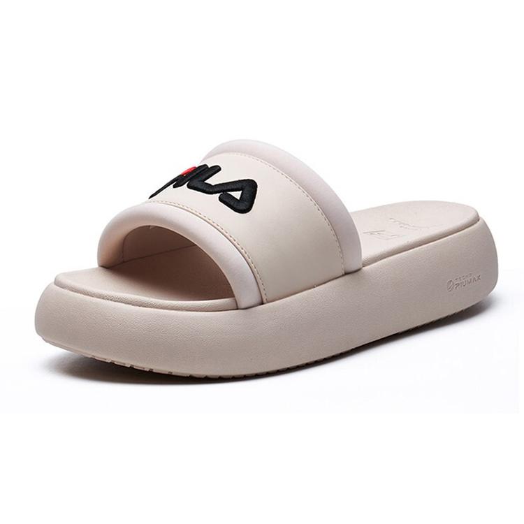 New FILA DONUT Slide Slippers Women's Nude F12W124622FLS