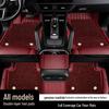 Premium Full-Coverage Genuine Leather Floor Mats for BMW 3, 5 Series & X5LX3