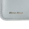 Used Matelasse Compact Zip Wallet (5ML002 N88 F0012 7941) with RFID and Lambskin. Metal logo. Cielo Women's from Japan