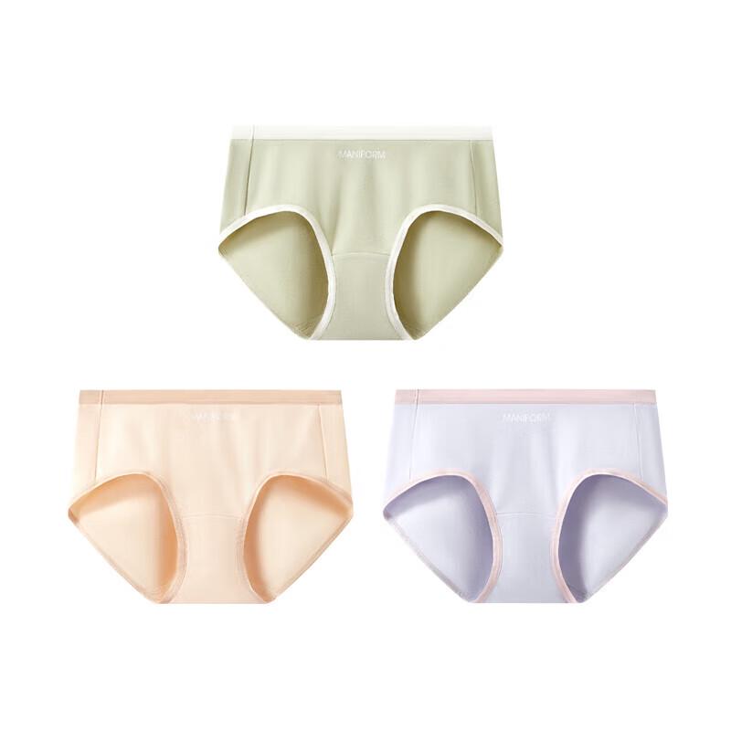 ManiForm Women's Low-Rise Cotton Briefs 3-Pack