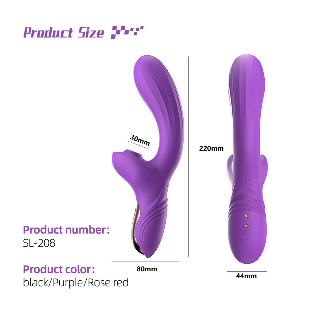 Charging Sucking Vibrator Female G-Spot Masturbation Massage AV Vibrator Adult Products
