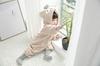 Fluffy Bear Kigurumi Santa Winter Hooded apr1004 Costume, Cosplay, Wear, Unisex, Kids, Baby, Coverall/Romper, (110cm, Beige)