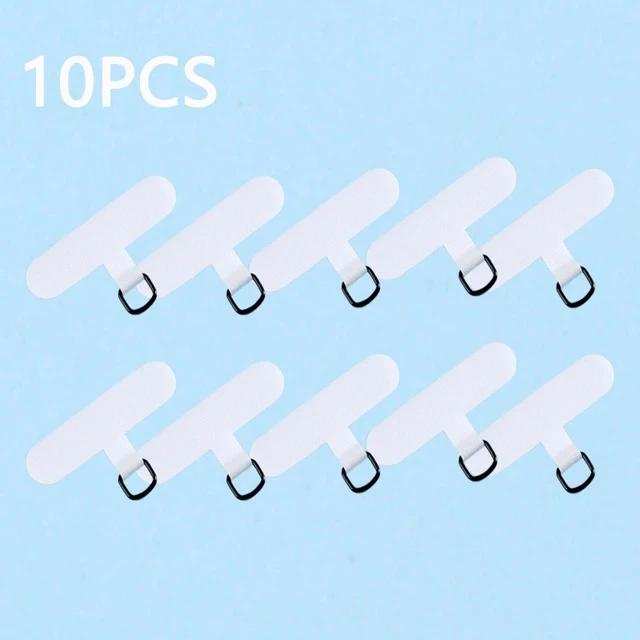 10/5/1Pcs Universal Tpu Mobile Phone Anti-lost Lanyard Card Gasket Nylon Detachable Phone Hanging Cord Strap Patch Tether Pad