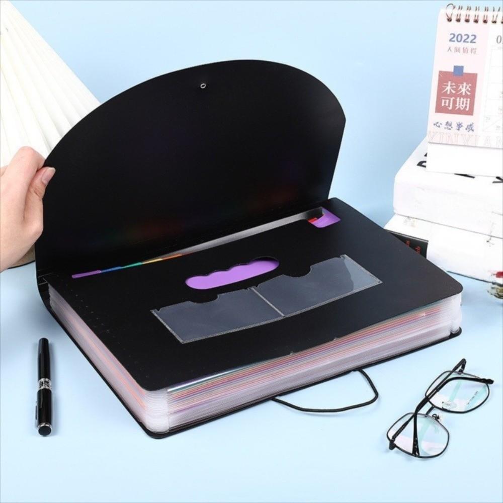 Plastic Expandable Filing Box 25 Pockets Art Supplies Folder File Folder Organizer  Drawing Paper