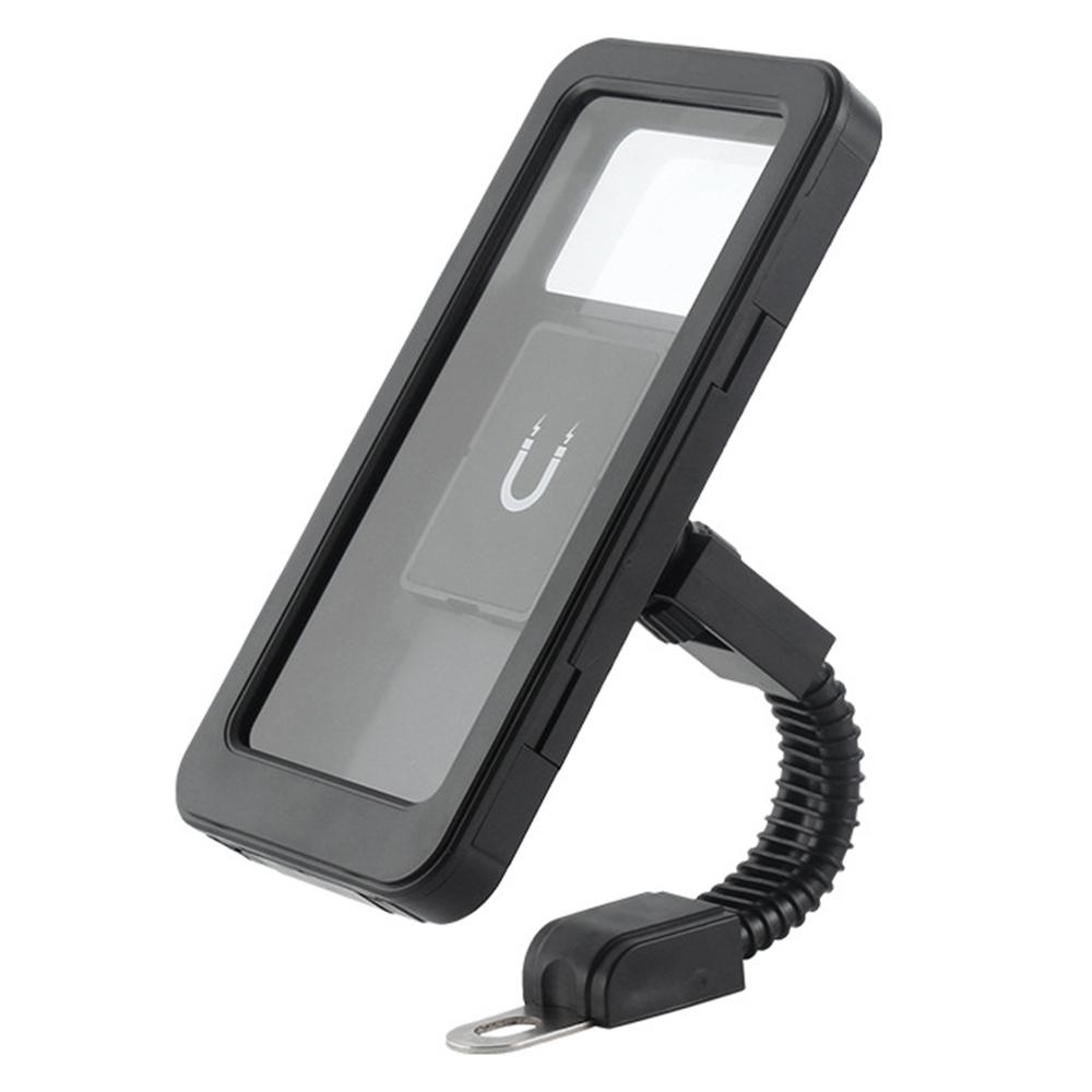 

2209 Waterproof Motorcycle Touch Screen Phone Mount Magnetic Plastic Holder Bracket Type A