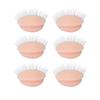 3 Pairs Ersatz Augenlider für Mannequin Kopf Wimpern Verlängerung Praxis Abnehmbare Augenlider mit