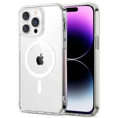 Klare Handyhülle für Iphone 14 13 12 11 Pro Max magnetisch für Magsafe Wireless Charge für Iphone 7 8 X Xr Xs Max Soft Cover Case 