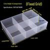Thickened Nine-Grid Storage Box: Large Capacity, Impact & Corrosion Resistant, Open Compartment Design.