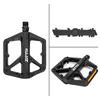 ZTTO C579A 1 Pair Mountain Bike Pedals Nylon Fiber Wide Platform Anti Slip Double DU Bearing Cycling Pedals