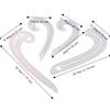 4pcs Lightweight French Curve Ruler Comma Shaped Curve Ruler Set Sewing Trimming Ruler  For Tailors