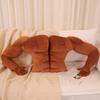 Cartoon Muscle Man Throw Pillow Plush Toy Boyfriend Arm Doll Girl Soothing Rag Doll Valentine'S Day Gift