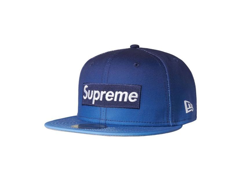 Supreme Gradient Box Logo New Era Blue 7 3/8
