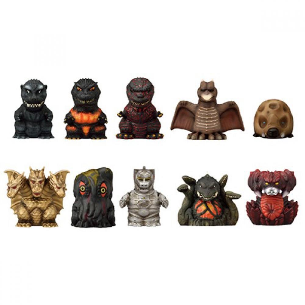 

Godzilla Godzilla Soft Vinyl Puppet Mascot 1box 10pcs