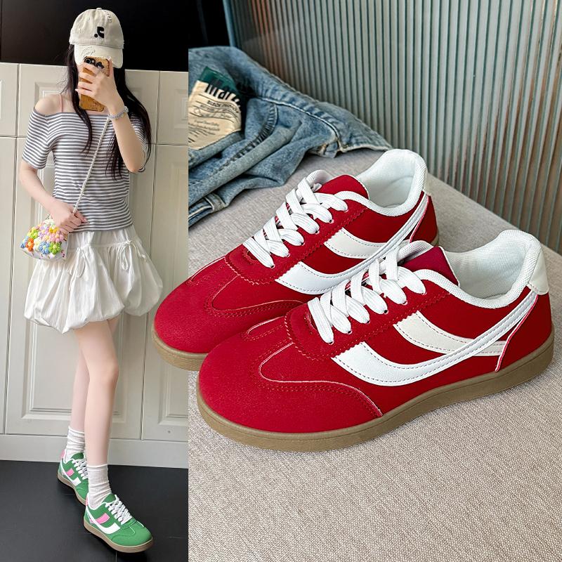 Women's 2025 Fashion Casual Sneakers Comfortable Lace up Flat Shoes Tennis Shoes Zapatillas De Mujer