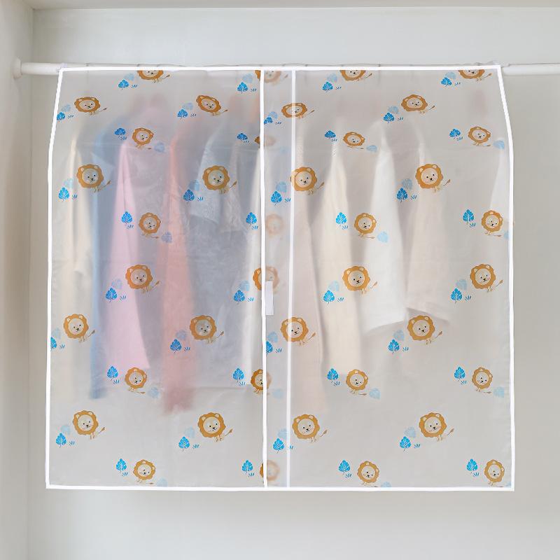 Waterproof Dustproof Thickened Clothing Covers Peva Clothes Dust Storage Bag Clear Protector Opening Hanging Garment Rack Items
