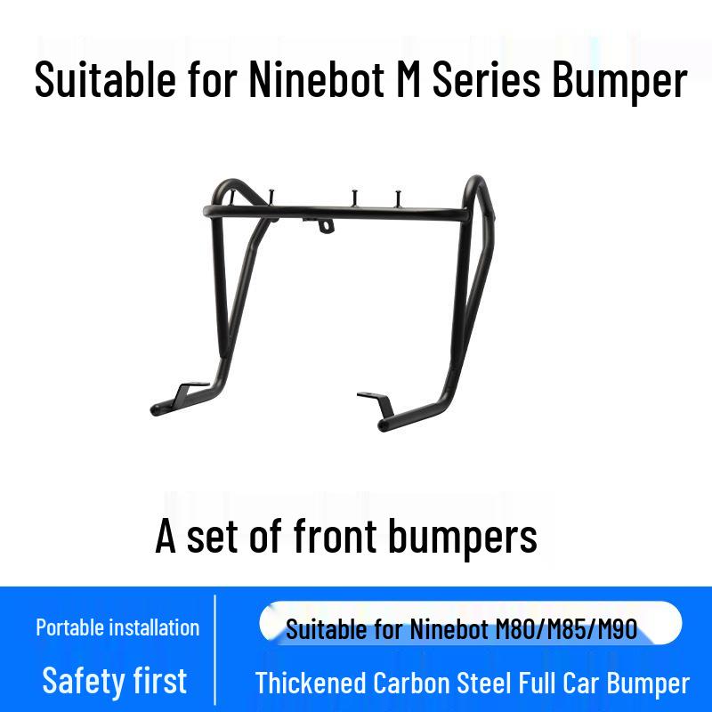

Ninebot Electric Scooter Carbon Steel Crash Bars (M80/M85/M90) - Thickened Bumper Guards