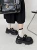 Platform Woman Pumps with Medium Heels Round Toe Black Japanese Style Lolita Shoes for Women Shoe Casual Chic and Elegant Spring