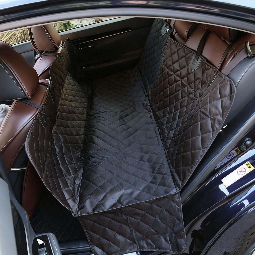 Waterproof and Dirt-Resistant Rear Seat Pet Cover and Cushion for Cars