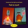 DIY Magic Circuit Greeting Card Kit with 25 LED Bulbs - Educational Glow Craft for Kids