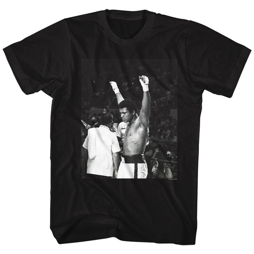 Muhammad Ali Announcement Before Fight Ali Boxing Champ Men s T Shirt XL