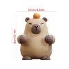 Lovely Capybara Toothbrush Storage Rack Wall Mounting Toothbrush Holder for Kids and Adult Home Bathroom Decoration