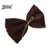 Cotton Fabric Napkins Rustic for Solid Color with Fringe Bohemian Napkin Wedding Cloth Dining Table