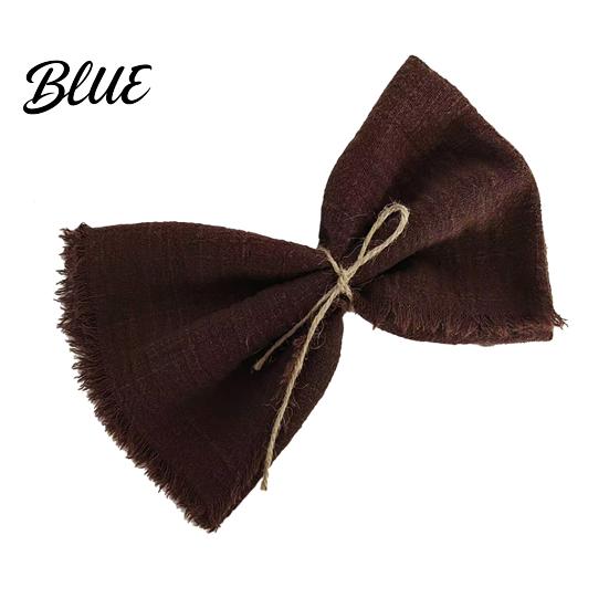 Cotton Fabric Napkins Rustic for Solid Color with Fringe Bohemian Napkin Wedding Cloth Dining Table