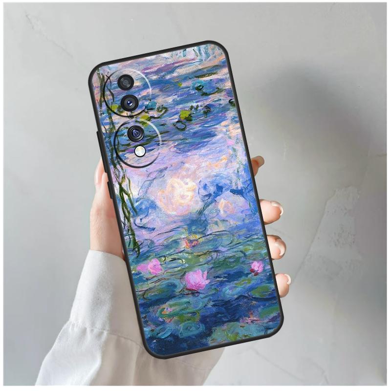 Claude Monet Art Painting For Honor Magic 8 5 6 7 Pro Case For Honor 200 400 70 90 Lite X8c X8b X9a X9b X9c X9d Win RT