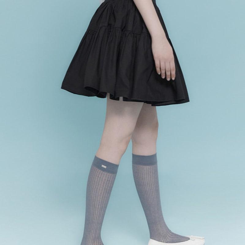 THETIS SEE-THROUGH KNEE SOCKS_TT3S706GY