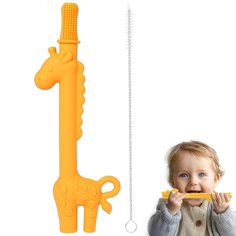 Baby Silicone Teething Toys, Simulation TV Remote Control Shape Teether Toys for Toddlers 3-18 Months, Boys Girls Baby Teething Toys, Babies Chew