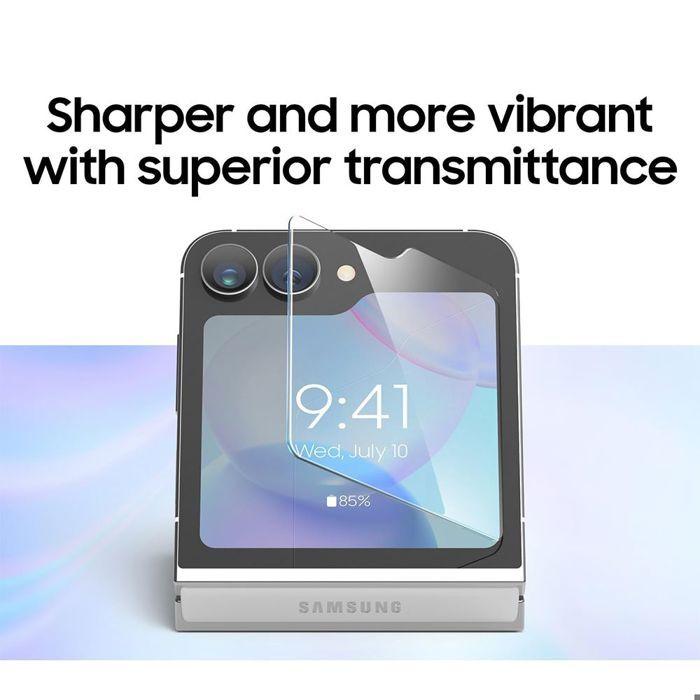 3 Protective Films - BOOLING - for Samsung Galaxy Z Flip 7 - Shockproof - Transparent