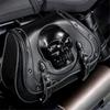 Large Capacity PU Leather Motorcycle Saddlebags Waterproof Side Bags Stylish Skull Designs Tool Storage Bag for Bike 