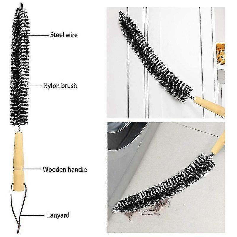 22 Pcs Chimney Cleaning Brush,duct Vent Cleaning Set with 18 Nylon Rods,for Fireplace/dryer Vent /s