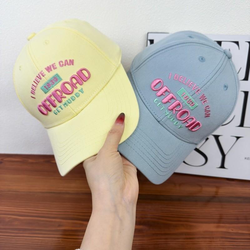 Baseball Cap Women Spring Summer Mesh Embroidered Sun Protection For Travel And Outdoors