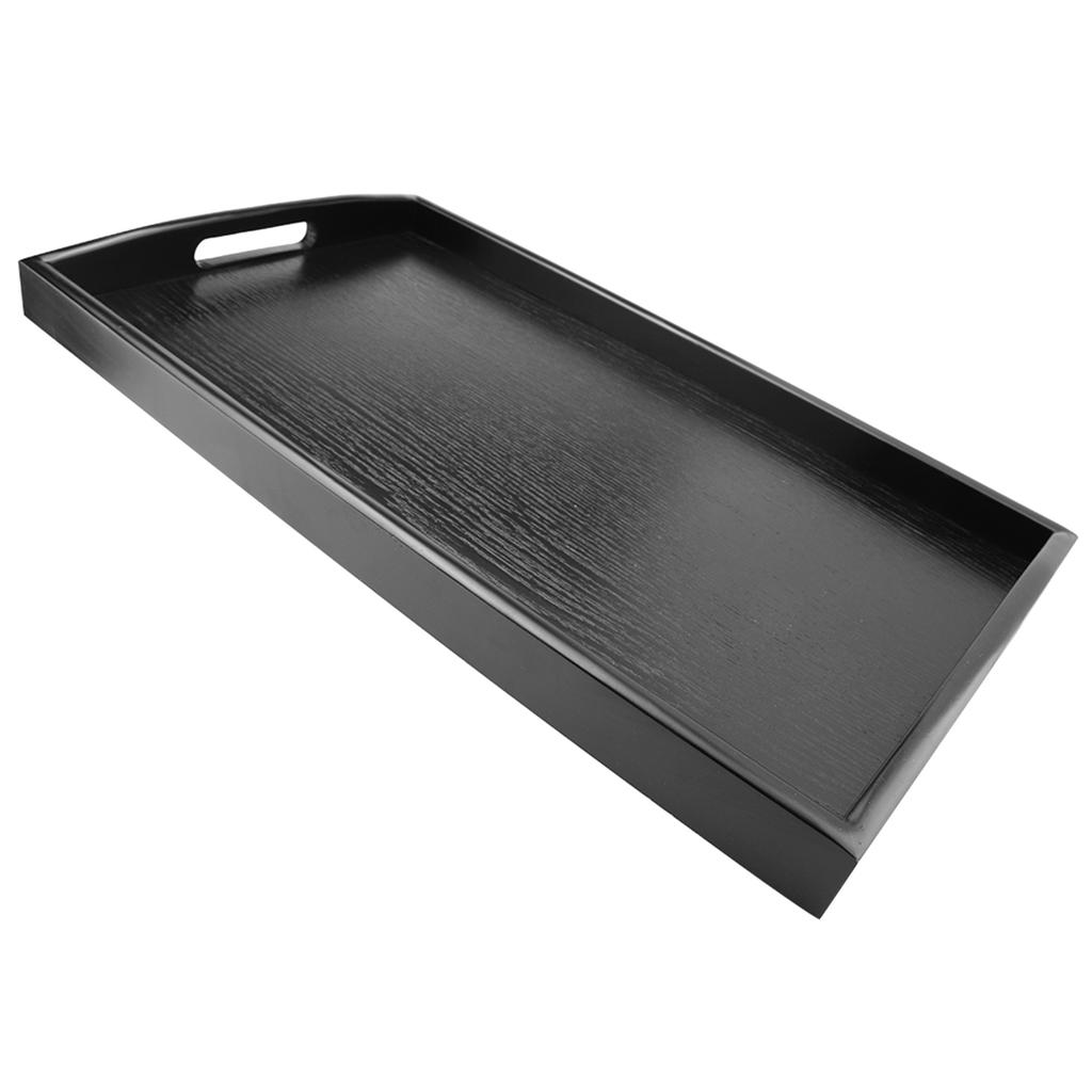 Large Wood Serving Tea Water Drinks Tray Wooden Breakfast Tea Serving Tray With Handle #3