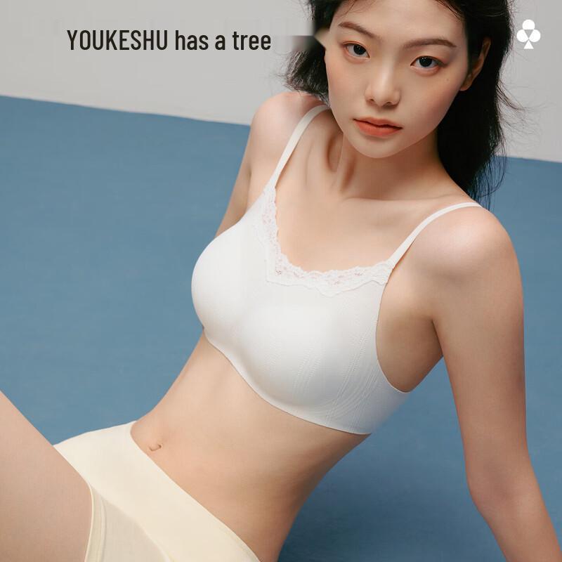 Youkeshu Women s Seamless Lace Push-up Bra One Size