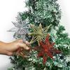 Christmas Glowing Tree Topper Five-pointed Shining Lamp Xmas Colorful TopStar Ornaments Navidad Decora