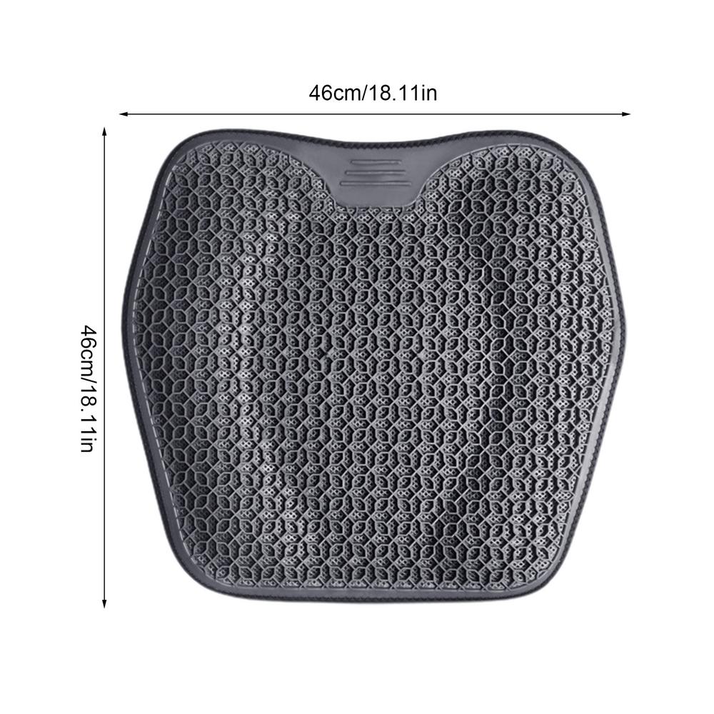 

Подушка для автомобильного сиденья с охлаждающим гелем Honeycomb, дышащая летняя автомобильная подушка, эластичный 3D-чехол из хлопка, гелевая подушка для сиденья, аксессуары для автомобиля Other серый