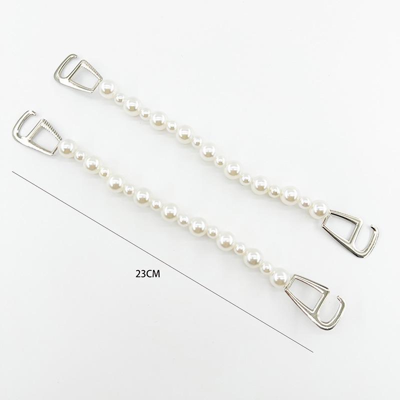 

Жемчужная цепочка Съемные украшения-цветы для обуви для Crocs