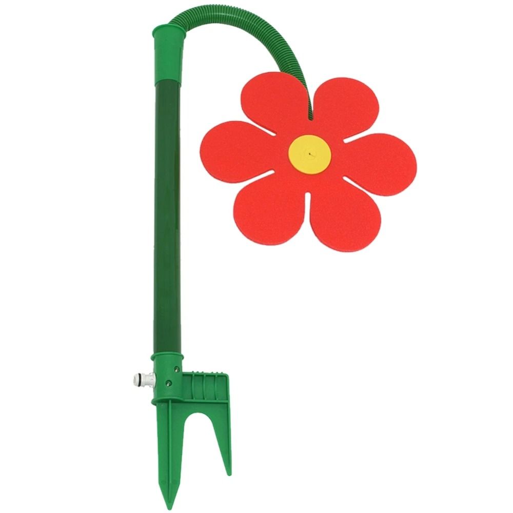 

720 Rotating Dancing Daisy Sprinklers Flower Shape Water Spray Toy Yard Lawn Watering красный