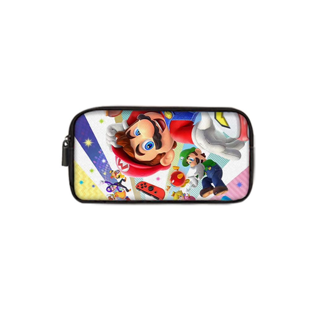Cartoon Schoolbag Mario Backpack Satchel Pencil Case Three-Piece Set Mario Backpack