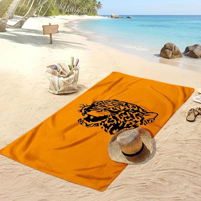 Hull FC Aufdruck Strandtuch Weich Tragbar Schnell?Trockenes Handtuch für Pool Sommerurlaub Outdoor Sport