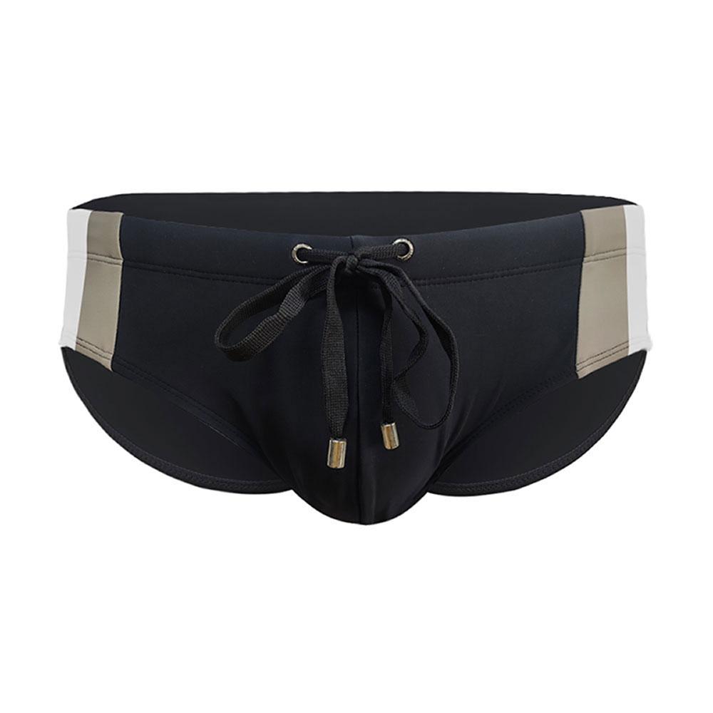 Badetrusser for menn Trunks Fargeblokkering Mote Tight Fit Sexy badetøy Strandklær Soling Surfing GYM