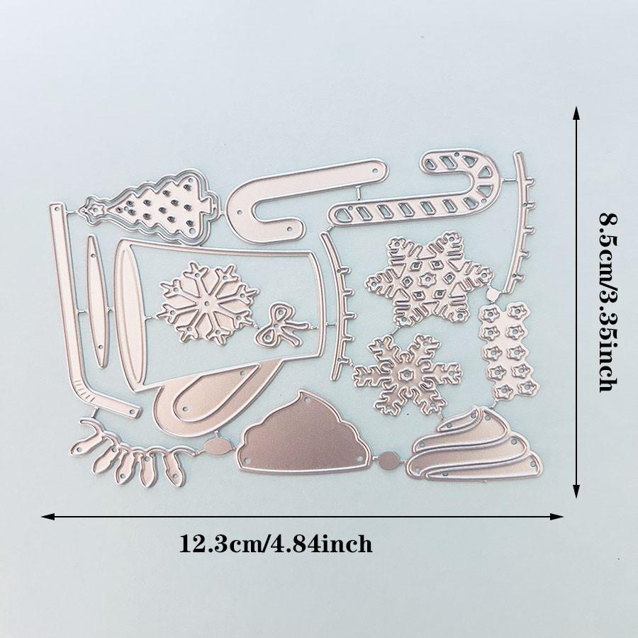 Ice Cream Mug Metal Cutting Die Stencil Template For DIY Embossing Paper Photo Album Cards Making Scrapbooking Die Cut