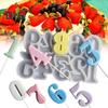 Heat Resistant Baking Mold Multi Use Silicone Decorating Numbers Chocolate Candy Mold Party Supplies