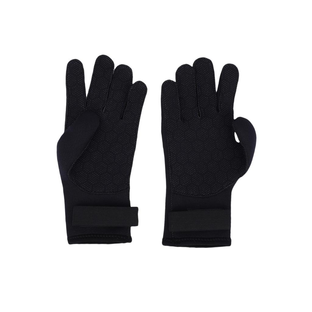 3MM Diving Gloves Waterproofing Anti Slip Warm Thermal   Gloves with Non Slip Palm Touch Points Ergonomic Cuff for Cold Water Diving