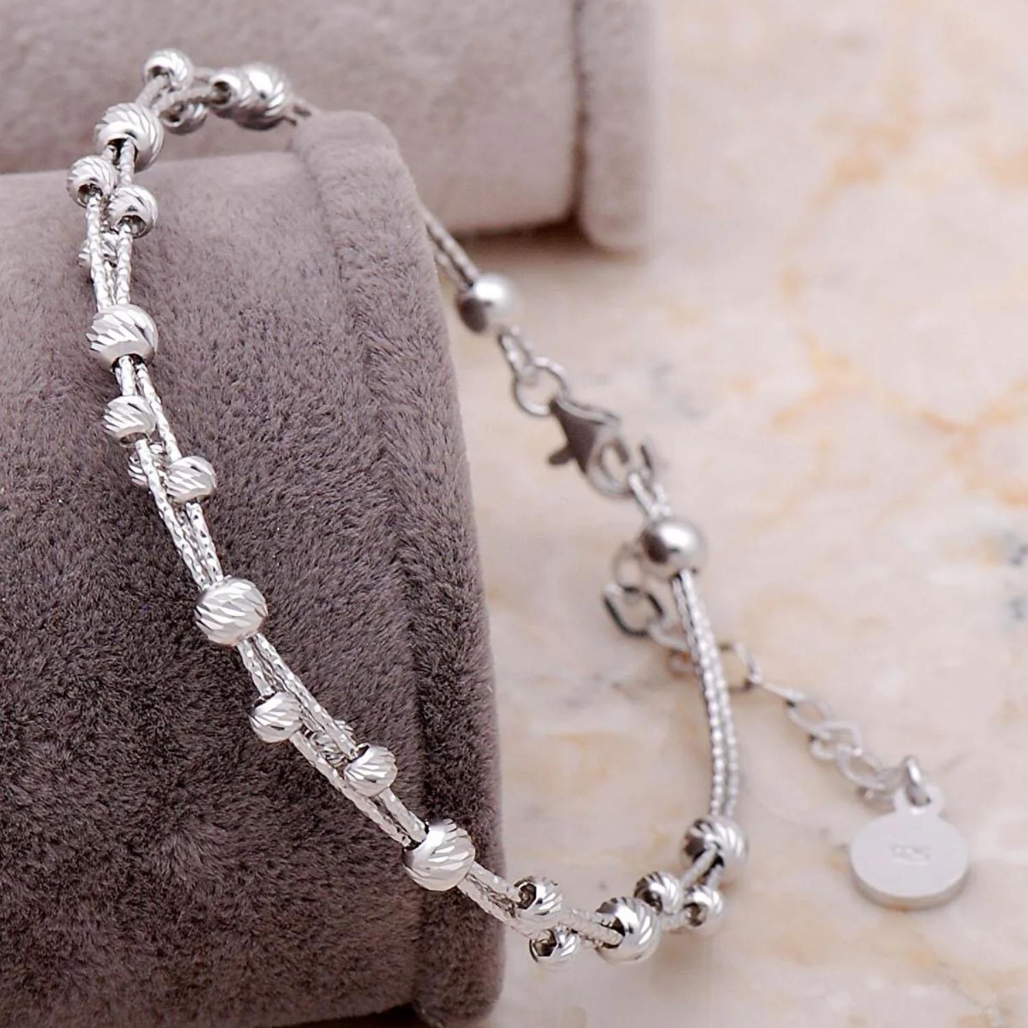 

Серебряный браслет Dorissa с родием