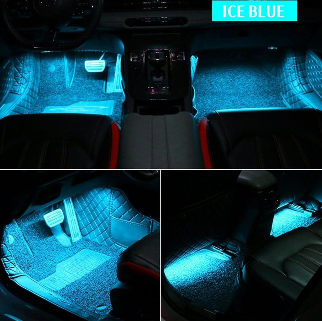 Car Ambient Lighting Adjustable USB Lamp With USB Port LED Car Lights For Truck SUV Tractor Trailer